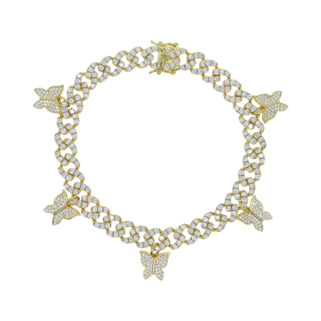 Cuban Butterfly Anklet 2.0