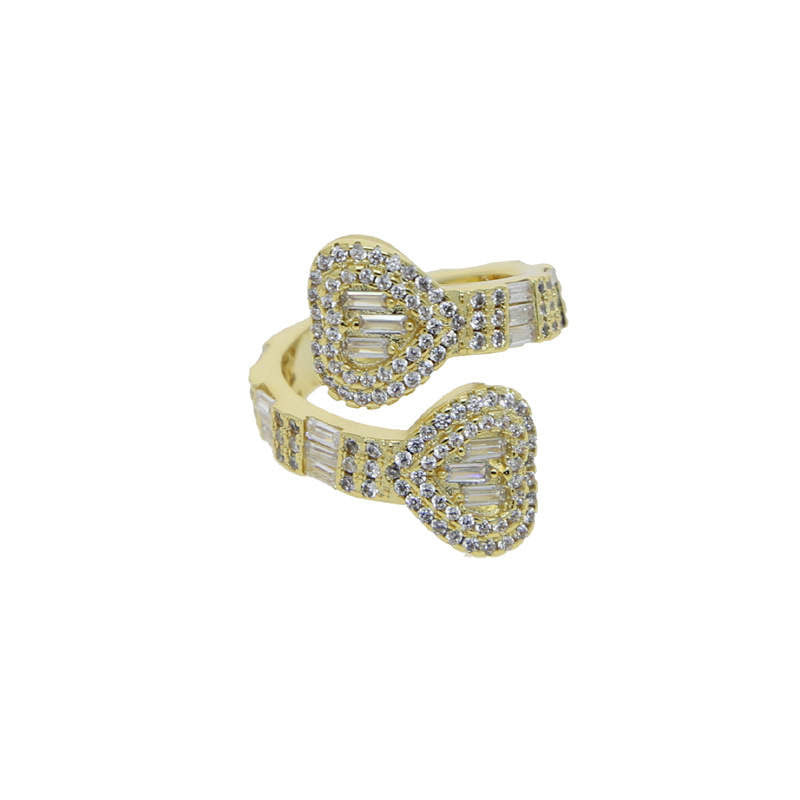 Double Heart Ring