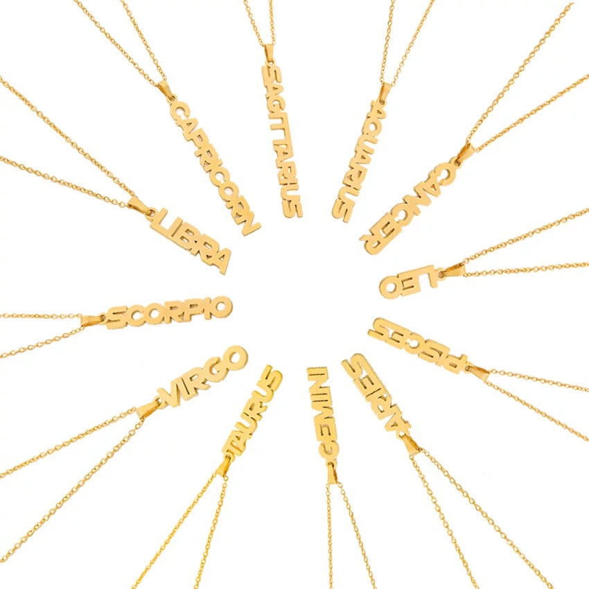 #1 Zodiac Sign Necklace