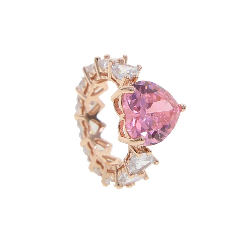 Diamond Heart Ring