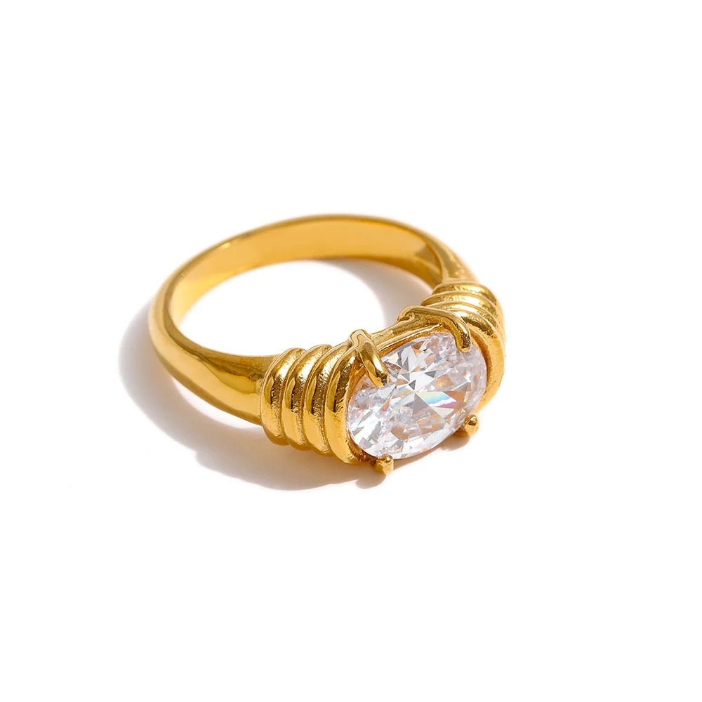 White Diamond Ring