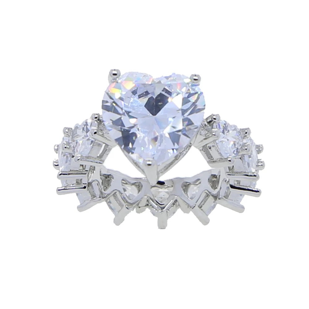 Diamond Heart Ring