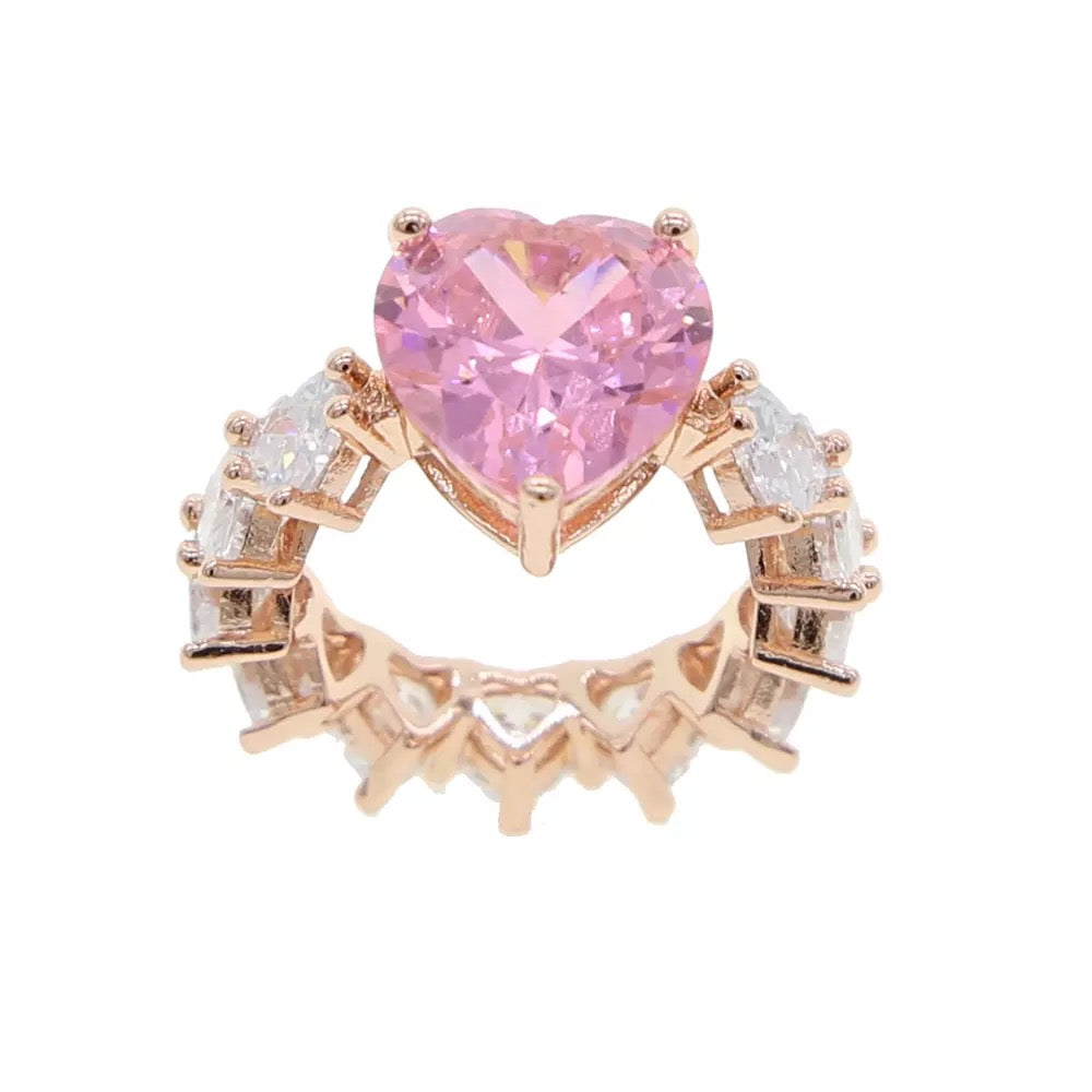 Diamond Heart Ring